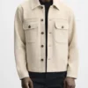 Andre Richardson Beyond the Gates Off-White Suede Jacket Andre Richardson Beyond the Gates Off-White Suede Jacket product image