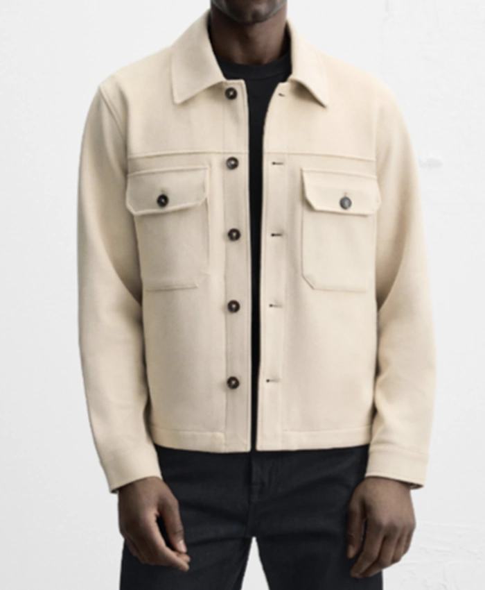Andre Richardson Beyond the Gates Off-White Suede Jacket Andre Richardson Beyond the Gates Off-White Suede Jacket product image