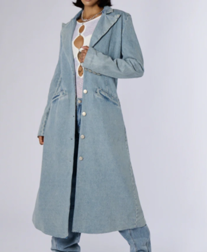Arielle Prepetit Beyond the Gates Denim Coat Arielle Prepetit Beyond the Gates Denim Coat product image