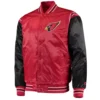 Arizona Cardinals Enforcer Satin Red-Black Jacket product image