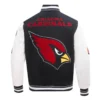 Arizona Cardinals Mashup Rib Varsity Wool-Leather Jacket Arizona Cardinals Mashup Rib Varsity Wool-Leather Jacket product image