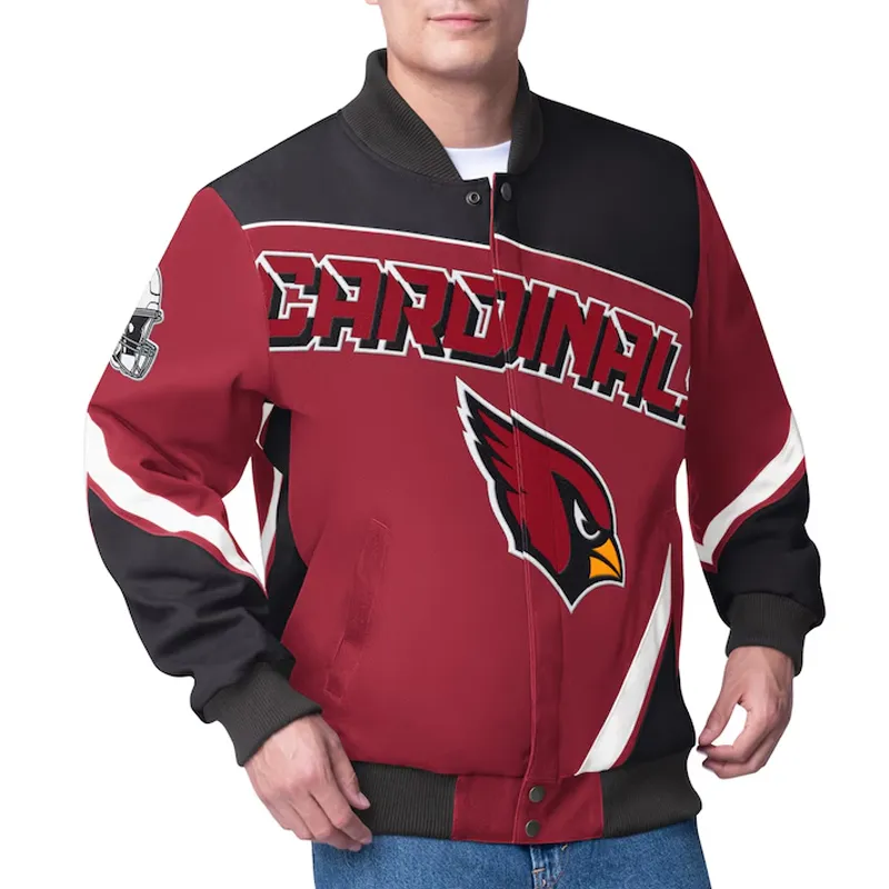 Arizona Cardinals Maximum Racing Cardinal Jacket Arizona Cardinals Maximum Racing Cardinal Jacket product image