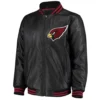 Arizona Cardinals Stiff Arm Varsity Leather Jacket product image