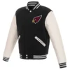 Arizona Cardinals Varsity Black and White Jacket product image