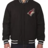 Arizona Coyotes Black Wool Varsity Jacket product image