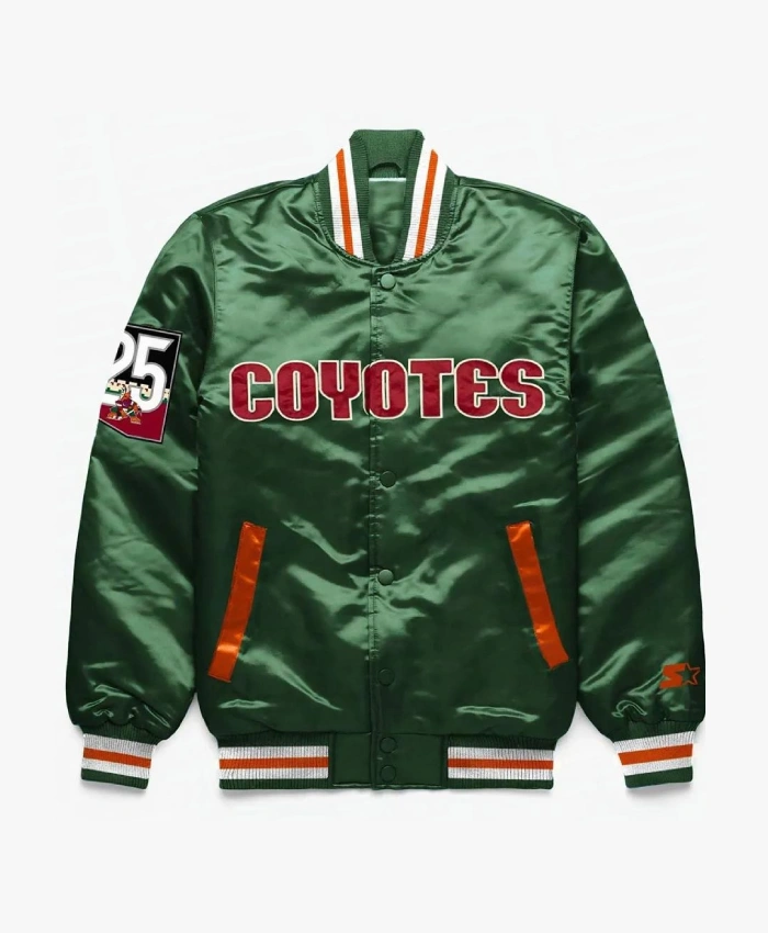 Arizona Coyotes Exclusive Satin Green Jacket Arizona Coyotes Exclusive Satin Green Jacket product image