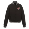 Arizona Coyotes Poly-Twill Front-Hit Black Jacket product image