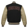 Arizona Diamondbacks Black Varsity Wool/Leather Jacket product image