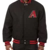 Arizona Diamondbacks Black Varsity Wool Jacket product image