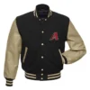 Arizona Diamondbacks Black Varsity Wool/Leather Jacket product image