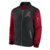Arizona Diamondbacks Collection Dugout Black/Red Bomber Jacket product image
