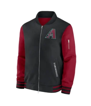 Arizona Diamondbacks Collection Dugout Black/Red Bomber Jacket product image