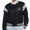 Arizona Diamondbacks Printed Logo Varsity Satin Jacket product image
