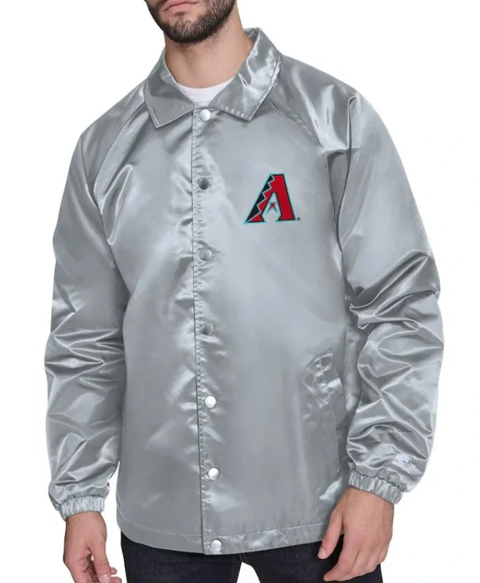 Arizona Diamondbacks Retro Logo Coaches Jacket Arizona Diamondbacks Retro Logo Coaches Jacket product image