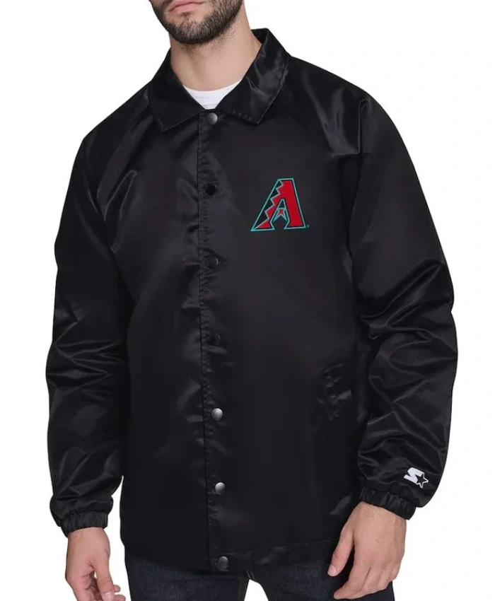 Arizona Diamondbacks Retro Logo Coaches Jacket Arizona Diamondbacks Retro Logo Coaches Jacket product image