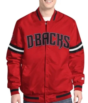 Arizona Diamondbacks Scout Varsity Satin Jacket product image