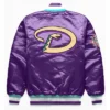 Exclusive Arizona Diamondbacks Purple Satin Jacket Exclusive Arizona Diamondbacks Purple Satin Jacket product image