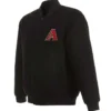 Arizona Diamondbacks Wool Varsity Black Jacket product image