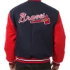 Atlanta Braves Two Tone Varsity Wool Jacket product image