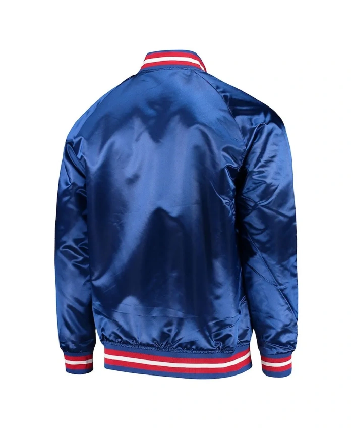 Royal Atlanta Braves Lightweight Satin Jacket Royal Atlanta Braves Lightweight Satin Jacket product image