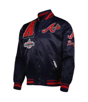 Atlanta Braves Mash Up Navy Jacket product image