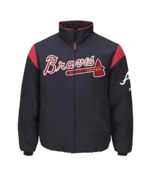 Atlanta Braves On-Field Navy Jacket product image