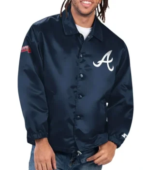 Atlanta Braves Option Route Coaches Jacket product image