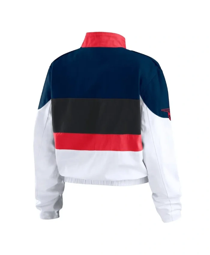 Atlanta Braves Racing Navy/White Full-Zip Jacket Atlanta Braves Racing Navy/White Full-Zip Jacket product image