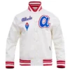 Atlanta Braves Retro Classic Rib White Satin Jacket product image