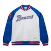 Atlanta Braves Royal and White Lightweight Satin Jacket product image