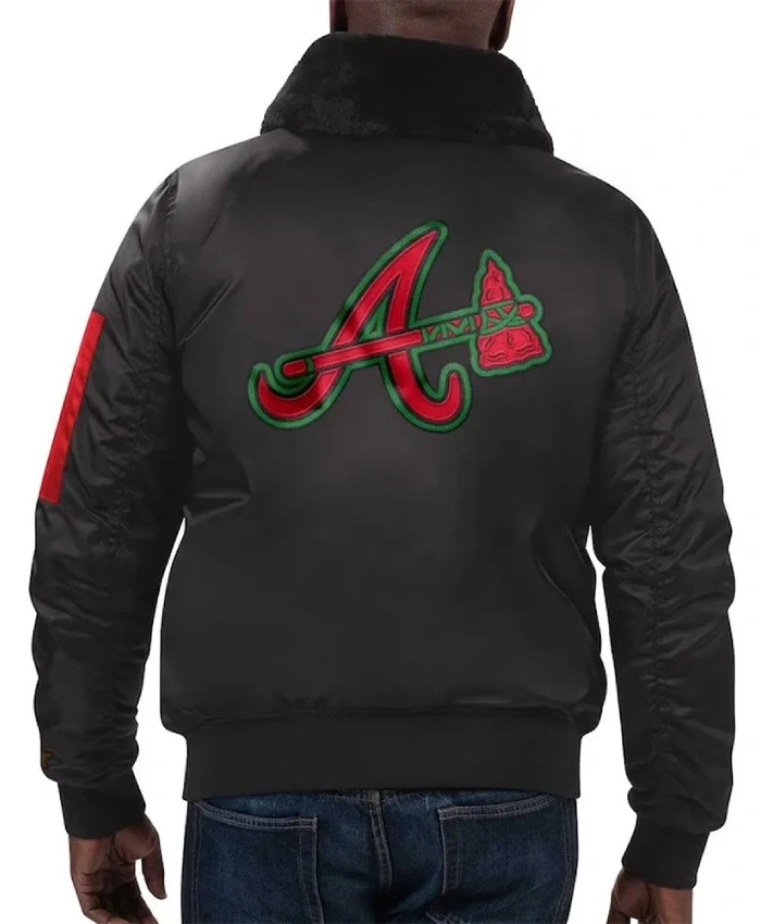 Atlanta Braves Ty Mopkins Black Jacket Atlanta Braves Ty Mopkins Black Jacket product image