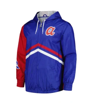Atlanta Braves Undeniable Royal Full-Zip Windbreaker Jacket product image
