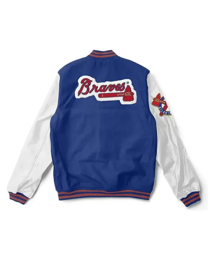 Blue/White Atlanta Braves Varsity Jacket Blue/White Atlanta Braves Varsity Jacket product image