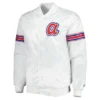 Atlanta Braves White Power Forward Varsity Jacket product image