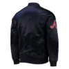 Navy Wordmark Atlanta Braves Full-Snap Jacket Navy Wordmark Atlanta Braves Full-Snap Jacket product image