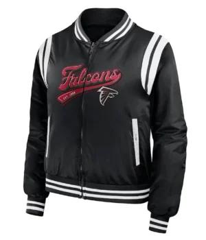 Atlanta Falcons Black Bomber Full-Zip Jacket product image