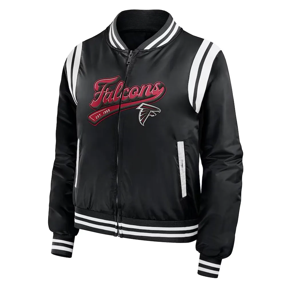 Atlanta Falcons Black Bomber Full-Zip Jacket Atlanta Falcons Black Bomber Full-Zip Jacket product image