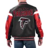 Atlanta Falcons Black Varsity Full-Zip Leather Jacket Atlanta Falcons Black Varsity Full-Zip Leather Jacket product image