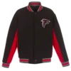 Atlanta Falcons Black and Red Varsity Wool Jacket product image