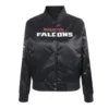 Atlanta Falcons Classic Black Satin Jacket product image