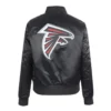 Atlanta Falcons Classic Black Satin Jacket Atlanta Falcons Classic Black Satin Jacket product image