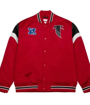Atlanta Falcons Heavyweight Red Satin Jacket product image
