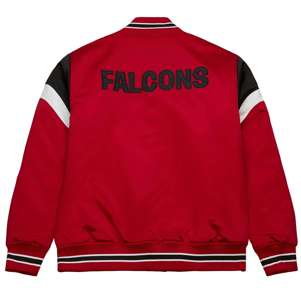 Atlanta Falcons Heavyweight Red Satin Jacket Atlanta Falcons Heavyweight Red Satin Jacket product image