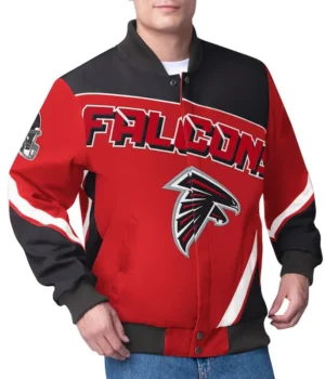 Atlanta Falcons Maximum Racing Red Jacket product image