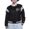 Atlanta Falcons Printed Logo Varsity Satin Jacket product image