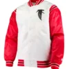 Atlanta Falcons Red and White Starter Satin Jacket product image