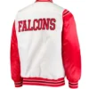 Atlanta Falcons Red and White Starter Satin Jacket Atlanta Falcons Red and White Starter Satin Jacket product image