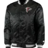 Atlanta Falcons Satin Black Starter Jacket product image