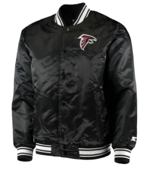 Atlanta Falcons Satin Black Starter Jacket product image