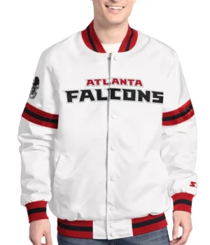 Atlanta Falcons Scout Varsity Satin Jacket product image